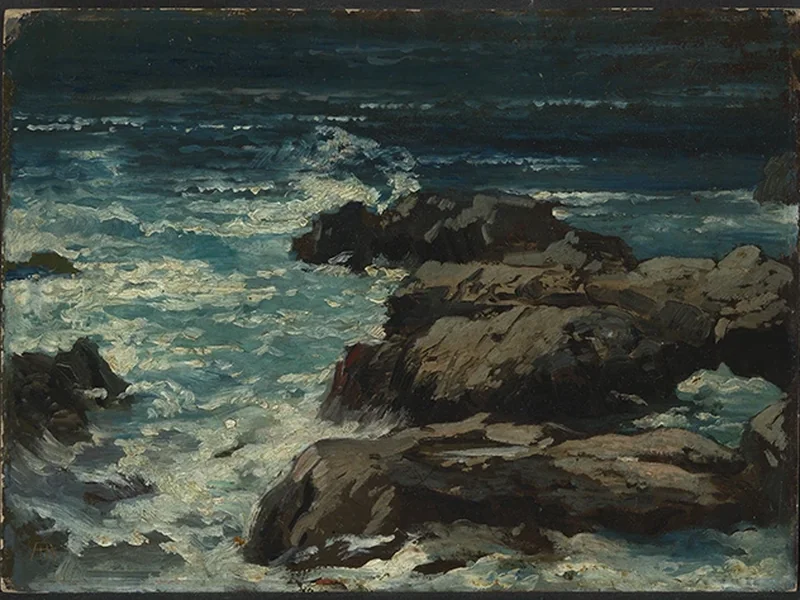 1834-August Hoerter - Surf a Capri